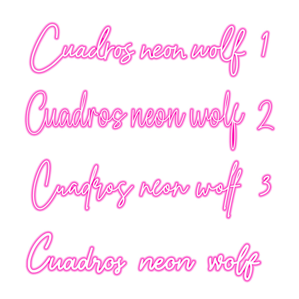 tipografias neon
