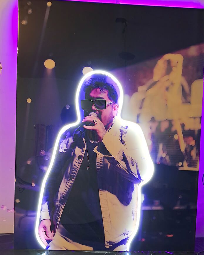 Cuadro neon para Jay p Cantante